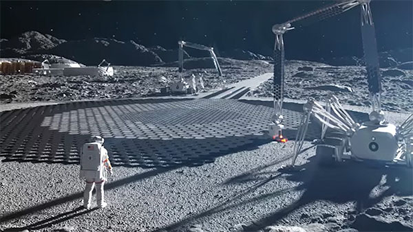 NASA Contractor Reveals 3D-printed Moon Dwelling Concept
