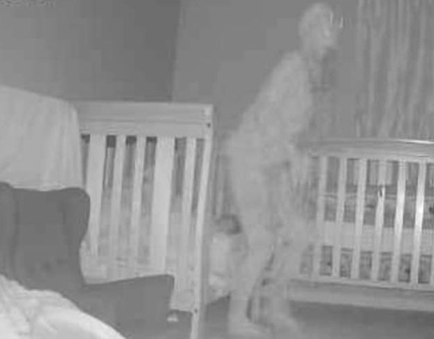 Baby Monitor Photographs Eerie Figure