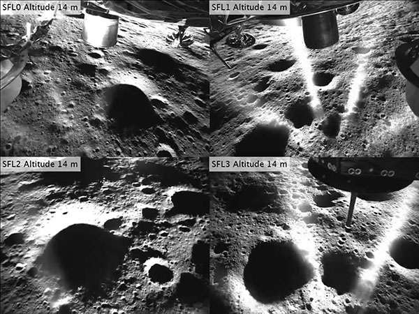 Cameras on 'Blue Ghost' Probe Capture Moon Landing Footage
