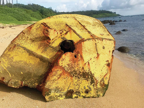 'UFO' Finally Removed from Hawaiian Beach