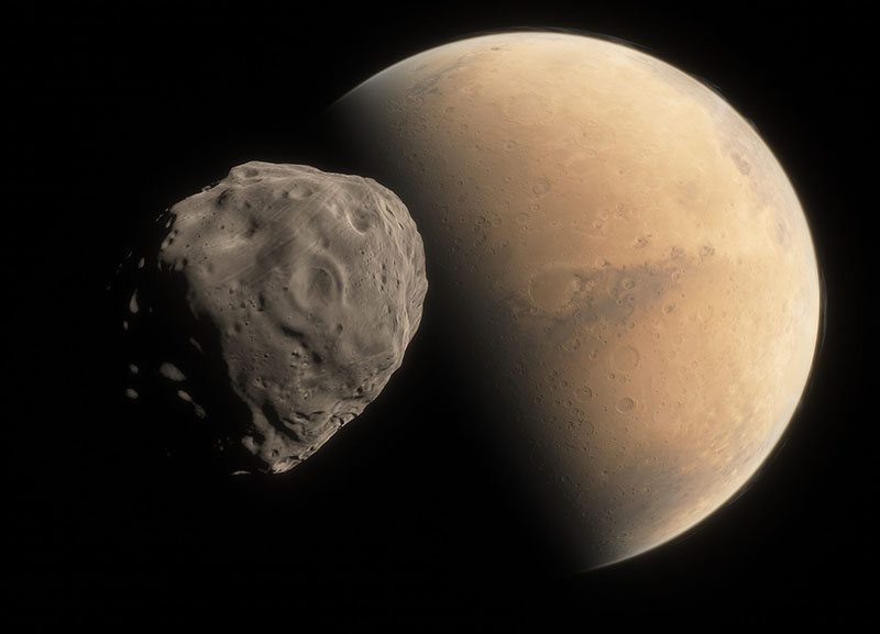 Mars' Moons Could Be the Remains of a Dead Comet