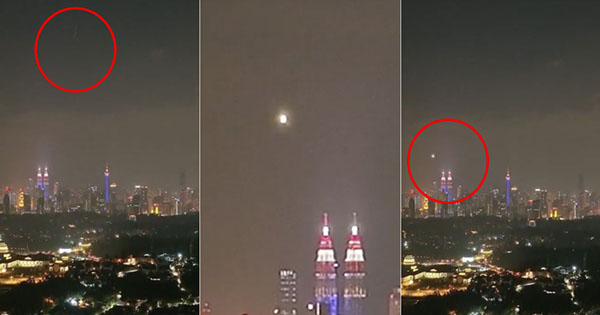 Bright 'UFO' Captured in the Skies over Kuala Lumpur