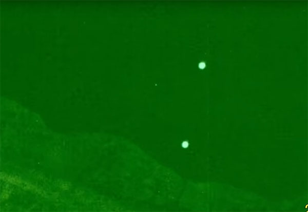 'UFOs' Filmed Landing at Air Force Base 