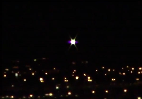 Bright 'UFO' Recorded over Las Vegas Valley