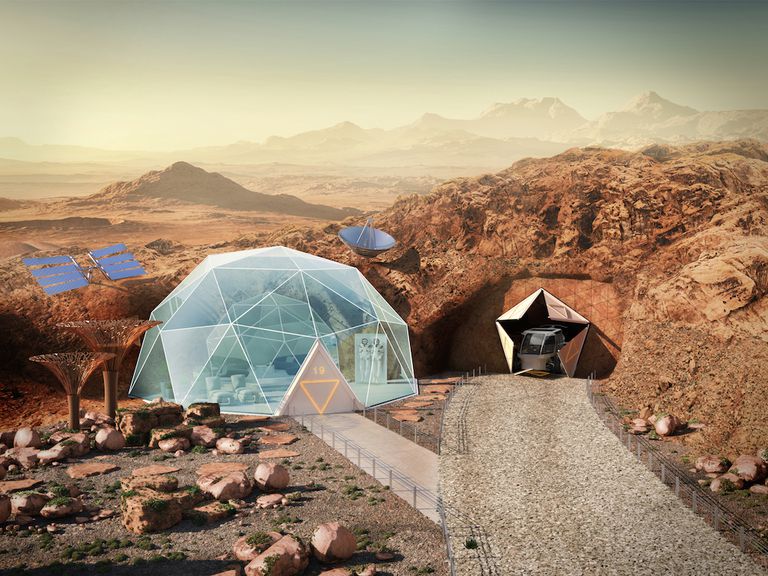 Scientists Predict What Homes on Mars Might Look Like