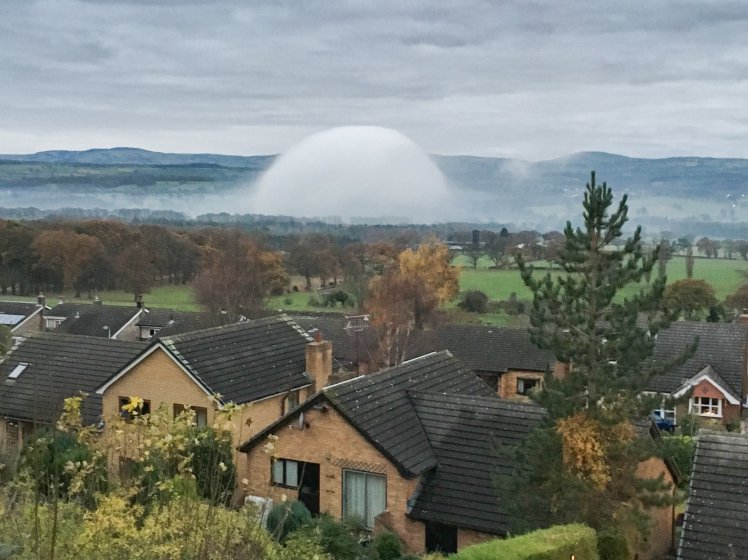 Rare UFO-Like 'Fog Dome' Caught on Camera