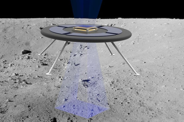 Innovative 'UFO' Rover Could Hover on the Moon and Asteroids