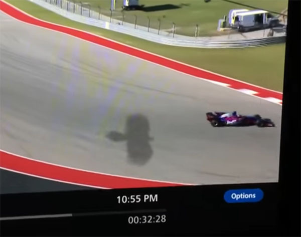 Strange Video of 'Giant Bird Shadow' Captured in Grand Prix Clip