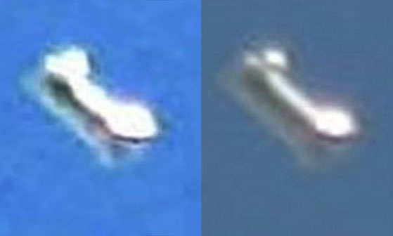 Alleged Nimitz 'UFO' Image Matched with UK Photo of 'Balloon'