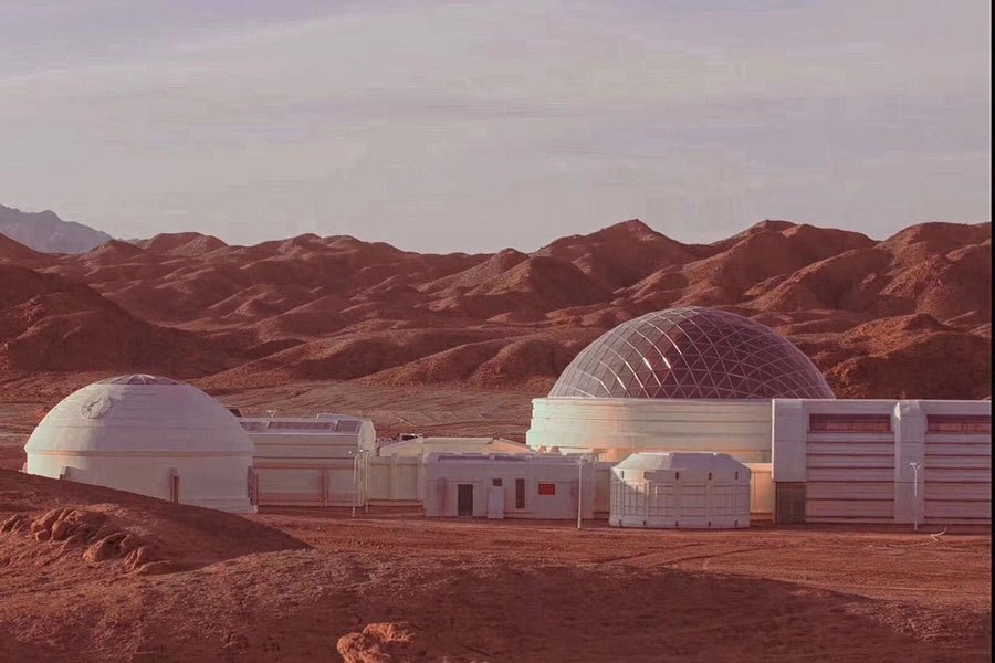 China Creates 'Mars Base' in the Gobi Desert
