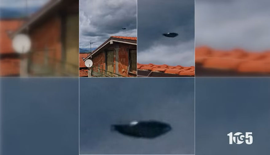 Peculiar UFO Photographed over Italian Town