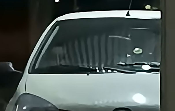 Ghost Spotted in Car Outside Argentine Hospital?
